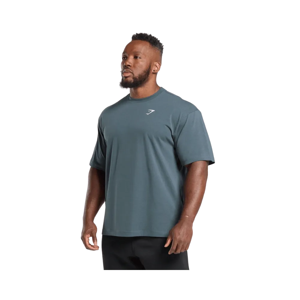 Gymshark Essential Oversized T-Shirt Titanium Blue