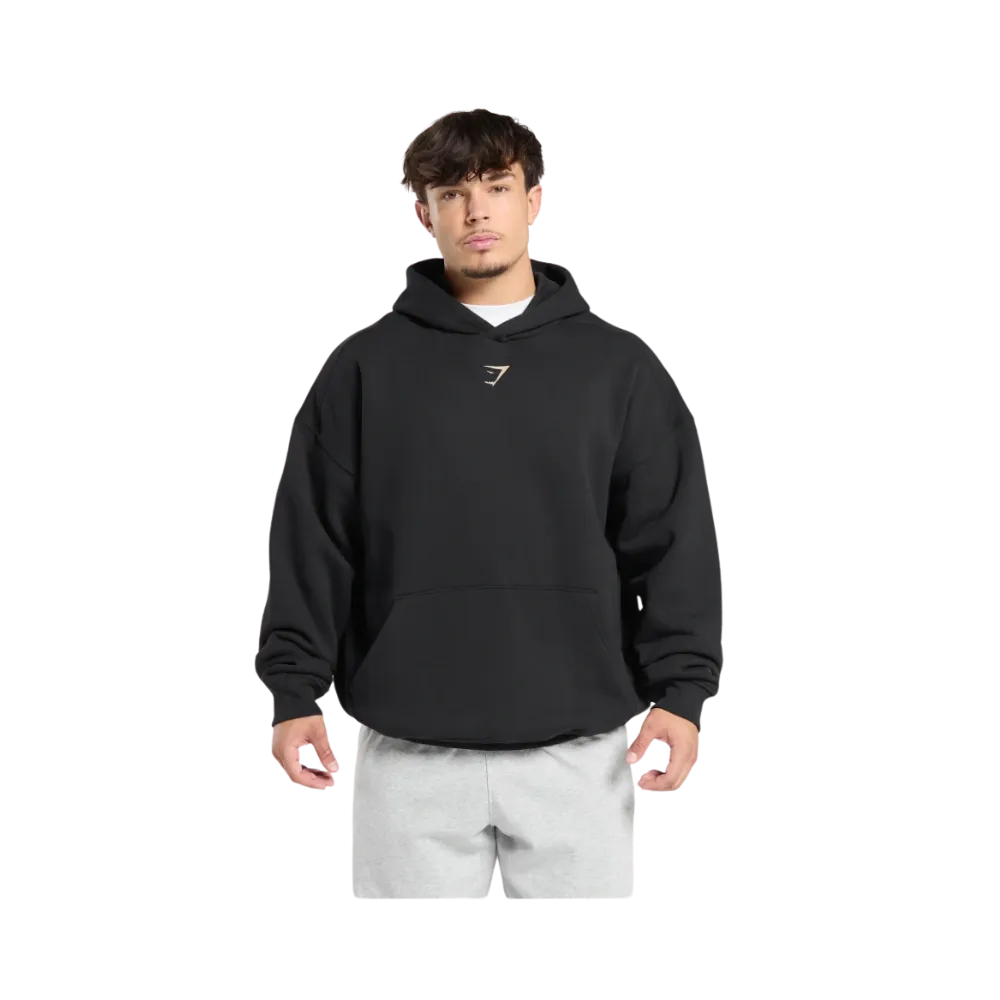 Gymshark Lifting Club Hoodie Oversized Fit Pebble Grey