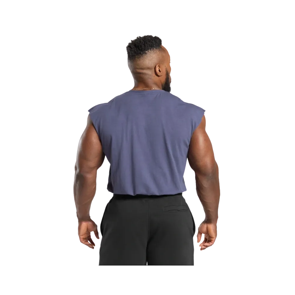 Gymshark Critical Cut Off Tank Slim Fit Weighted Purple