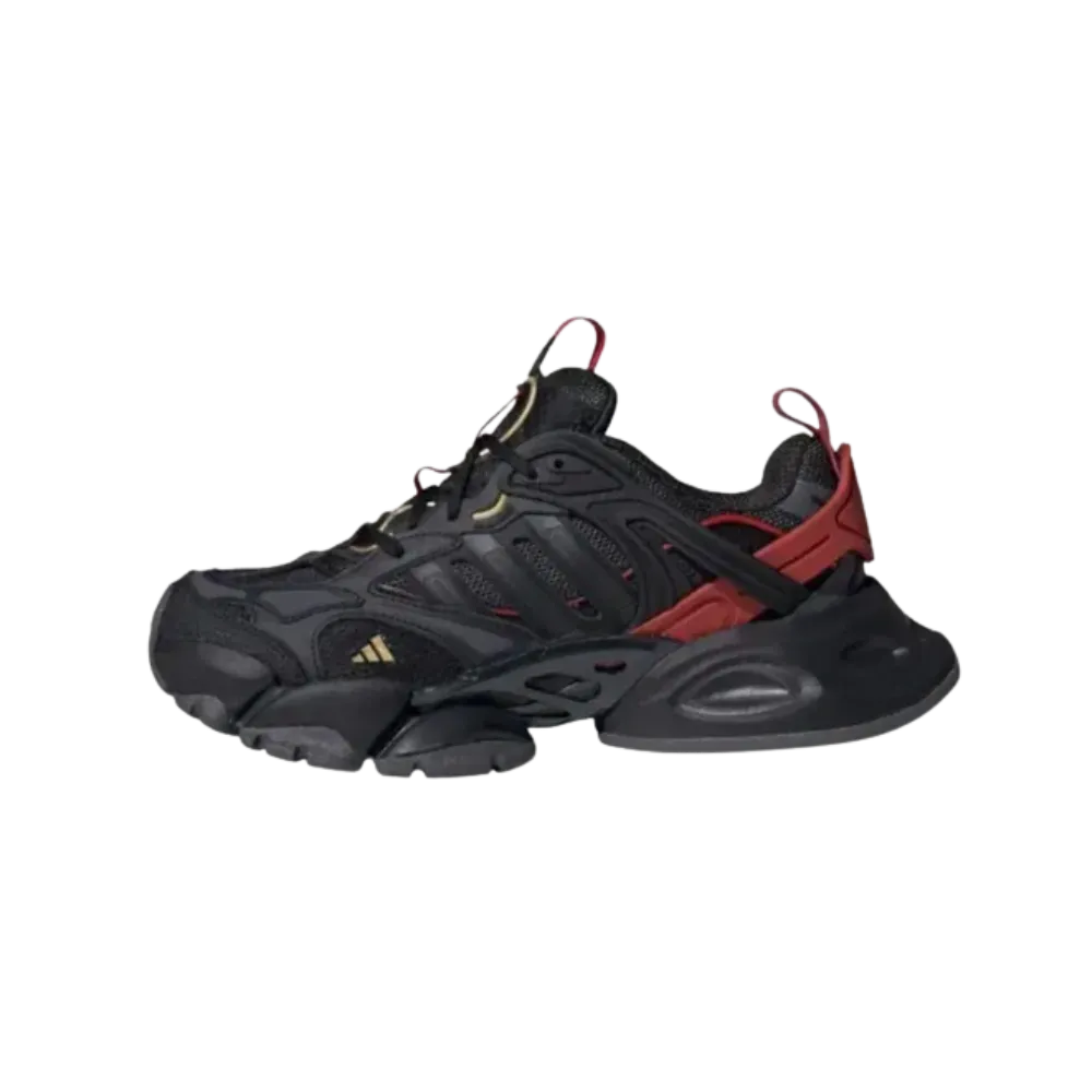 Adidas XLG Runner Deluxe Black Gold Metallic Red