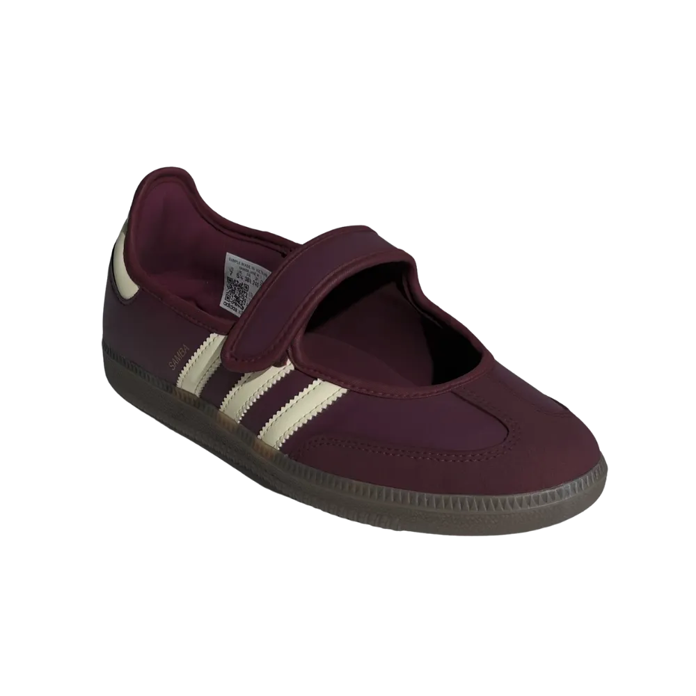 Adidas Samba Mary Jane 'Maroon Cream White Gold Metallic'