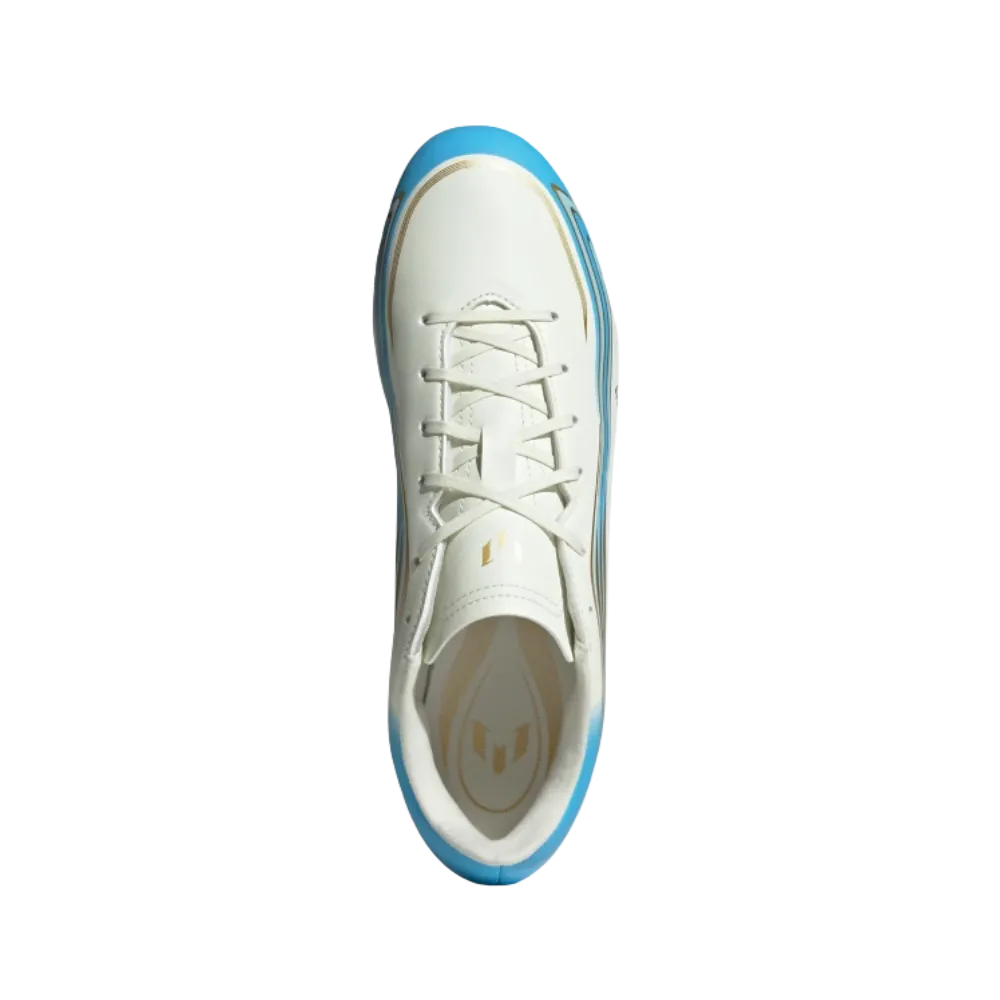 Adidas F50 Messi Club Firm Multi Ground Soccer Cleats Icey Blue