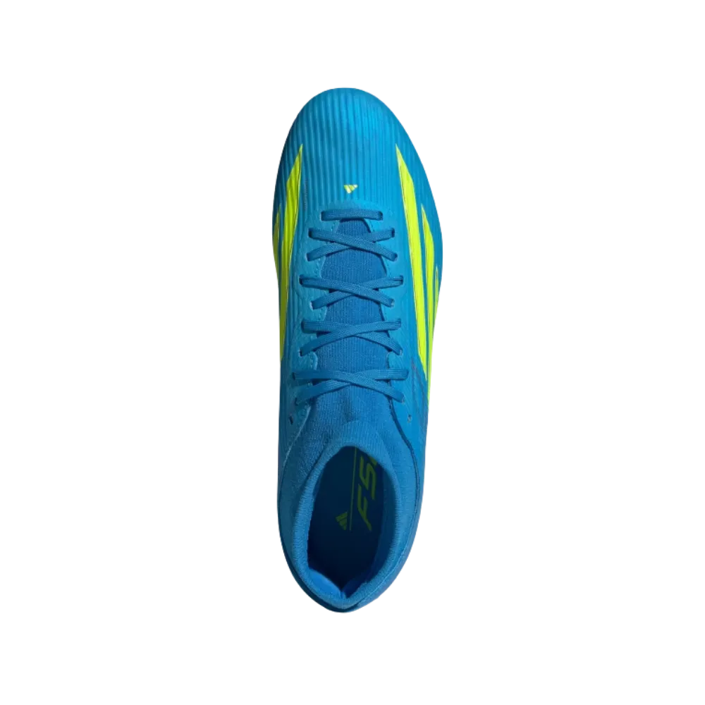 Adidas F50 League Mid Cut Firm Multi Ground Soccer Cleats Lucid Aquamarine