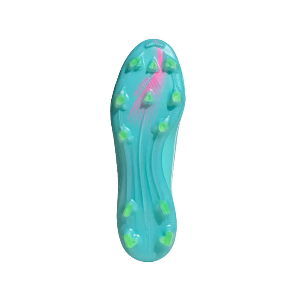 Adidas F50 Messi Pro Firm Ground Soccer Cleats Flash Aqua