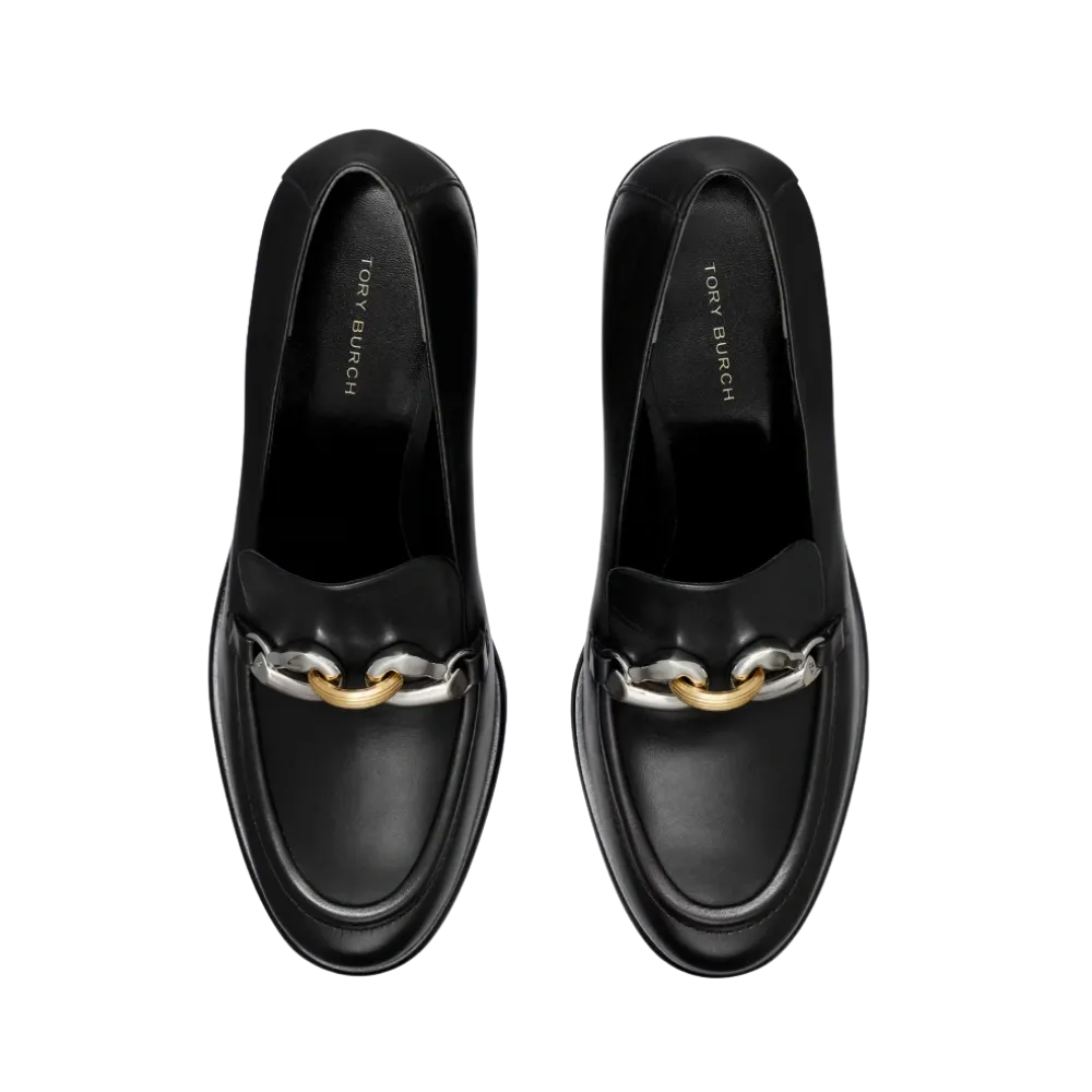 Tory Burch Jessa Heeled Loafer Perfect Black
