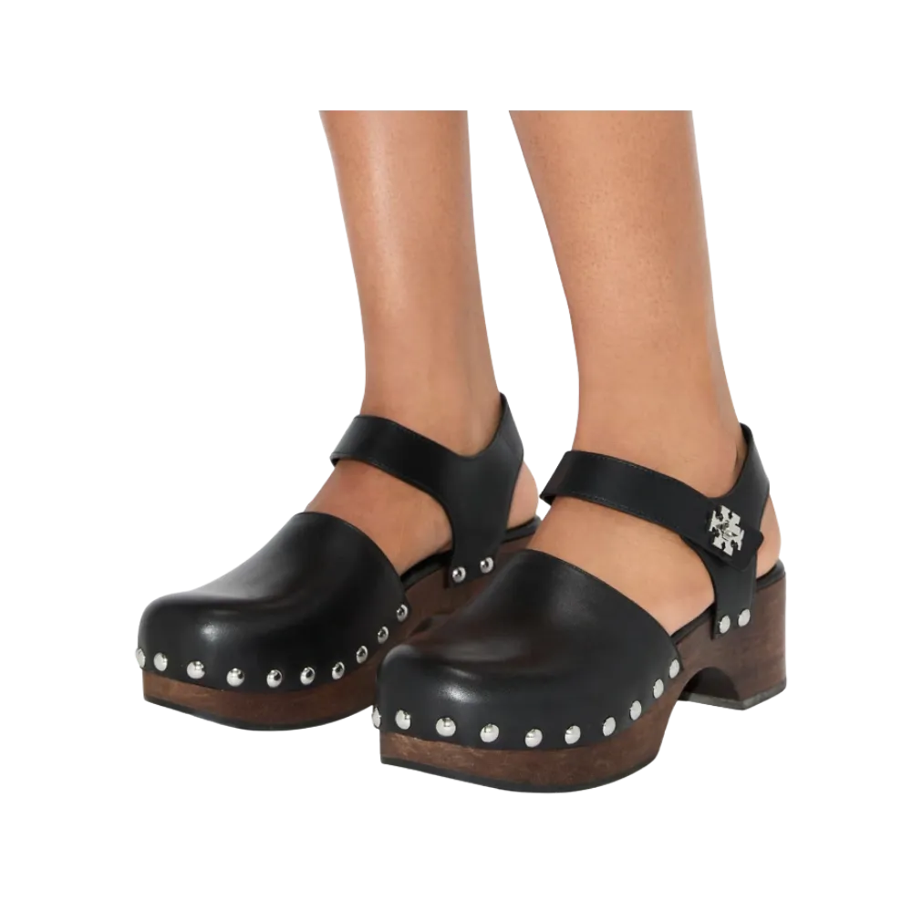 Tory Burch Turnlock Clog Perfect Black