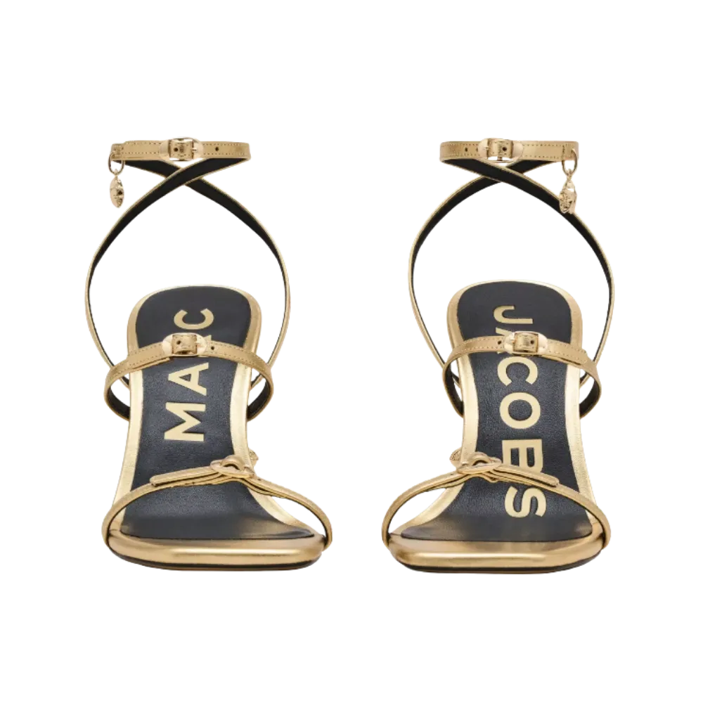 Marc Jacobs The Metallic Leather Daisy Gold