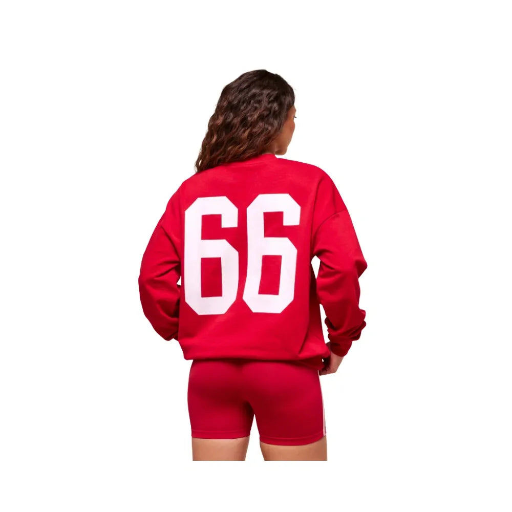 Gymshark Varsity Graphic Pullover Conditioning Red