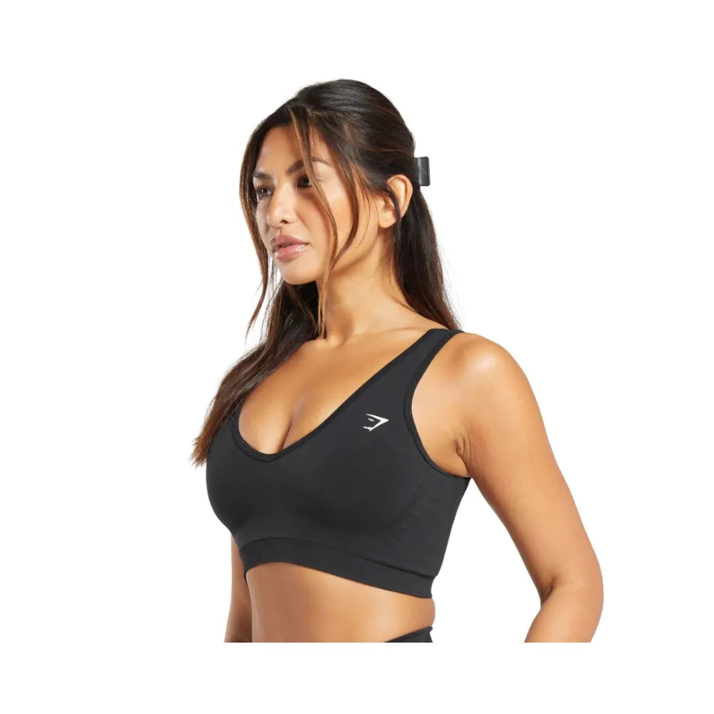 Gymshark Everyday Seamless Sports Bra Medium Support Black