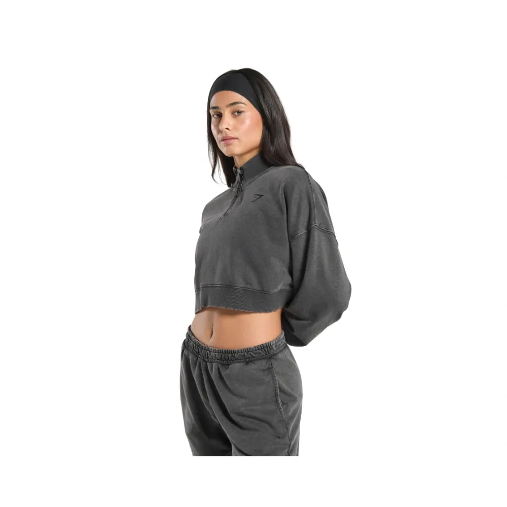 Gymshark Whitney 1/4 Zip Black