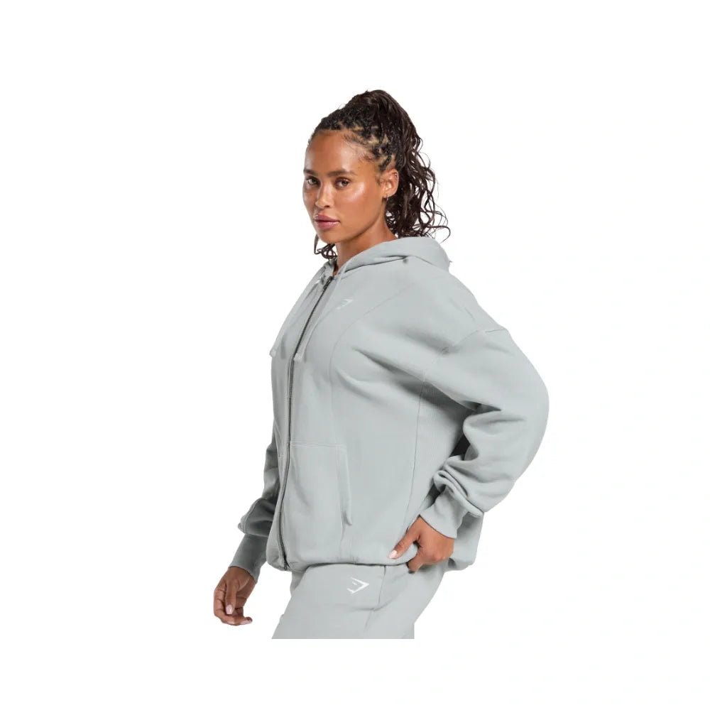 Gymshark Power Hoodie Silver Grey
