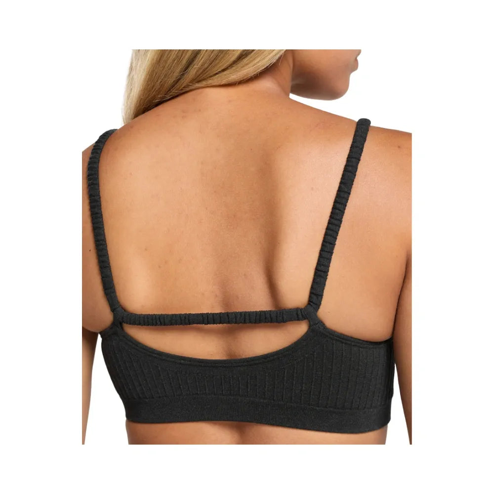 Gymshark Luxe Seamless Bralette - Light Support Coal Marl