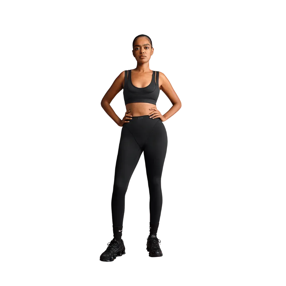 Nike X Skims Matte Women's High-Waisted V-Line 26" Leggings Obsidian