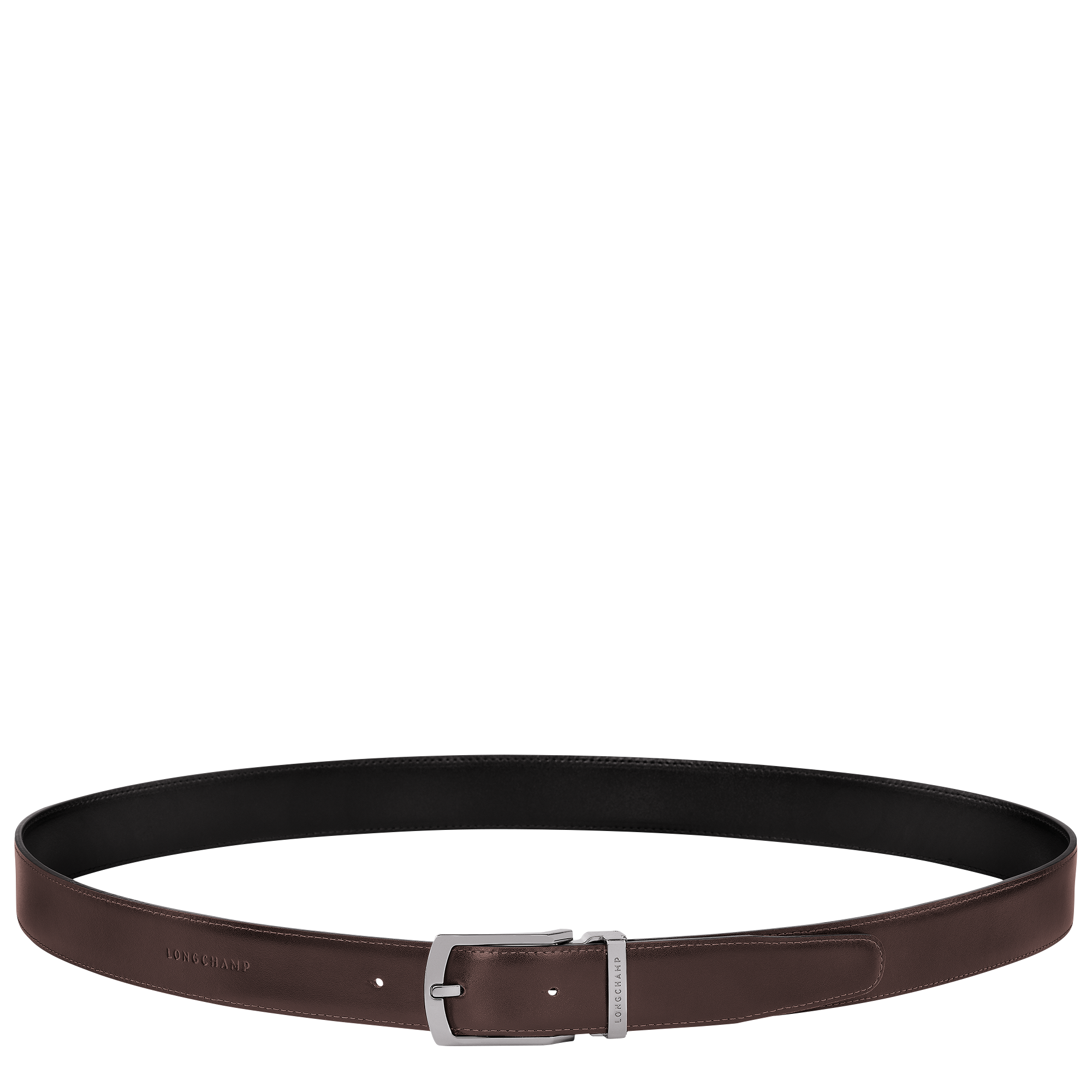 Longchamp Delta Box Men's belt Black/Mocha