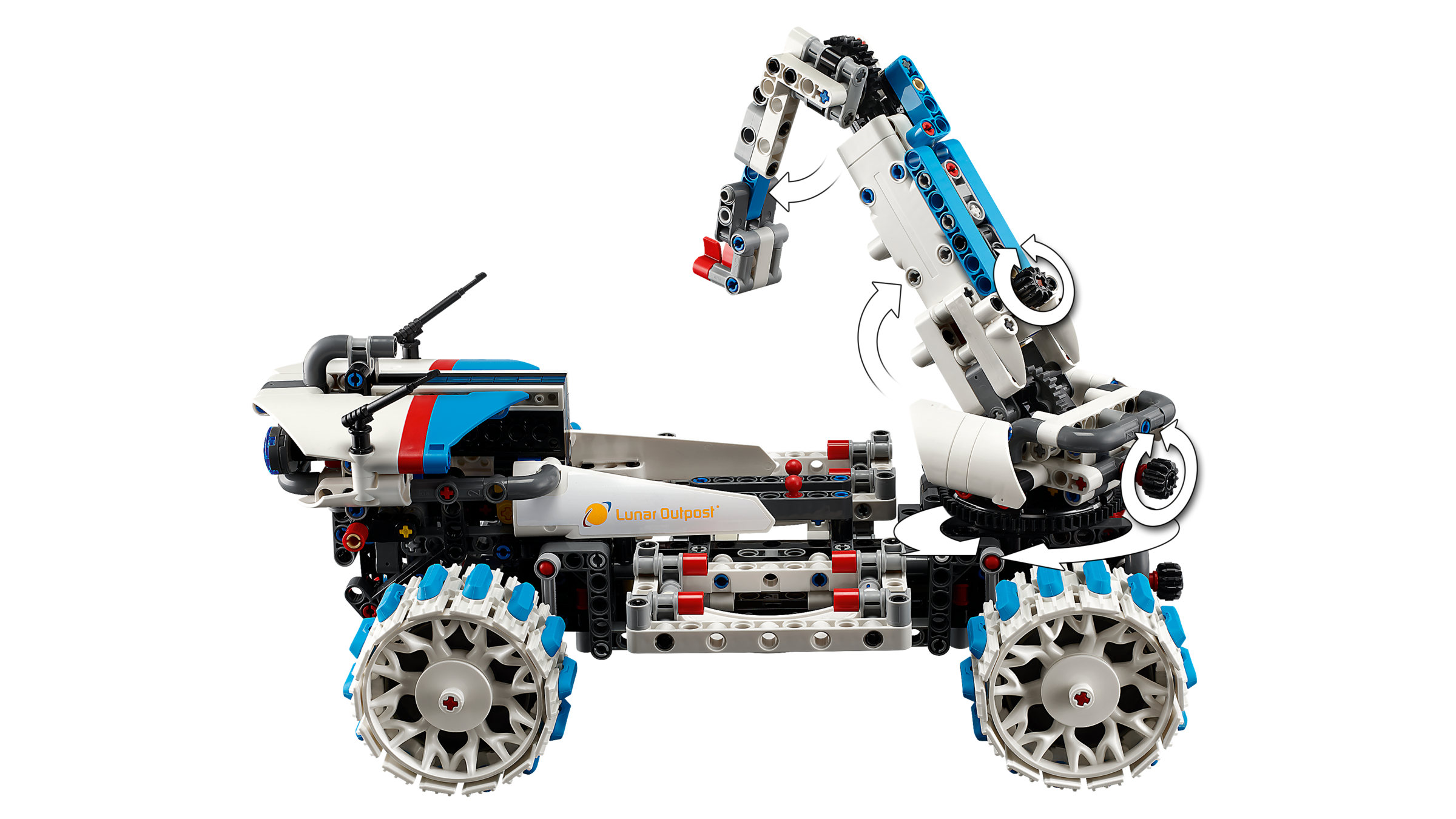 Lego Lunar Outpost Moon Rover Space Vehicle