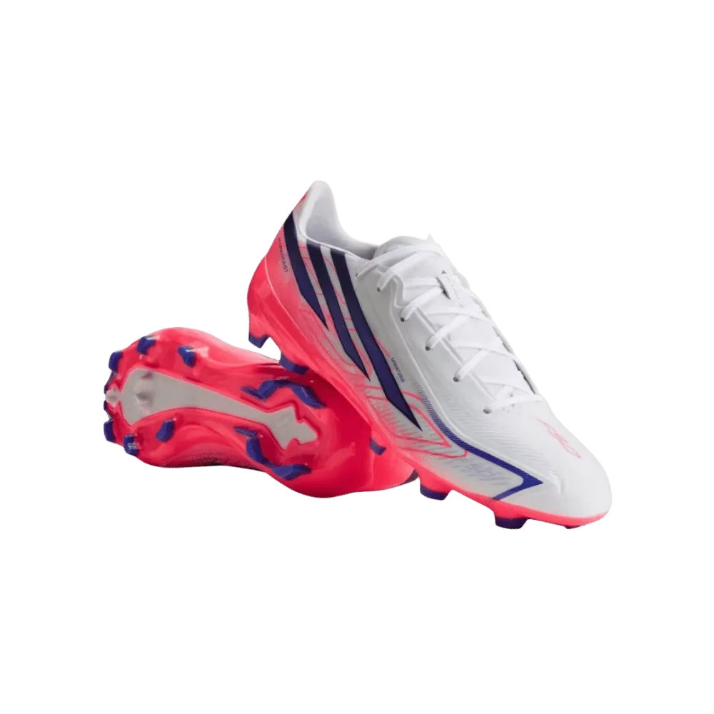 Adidas F50 Hyperfast League Firm Ground Soccer Cleats Cloud White