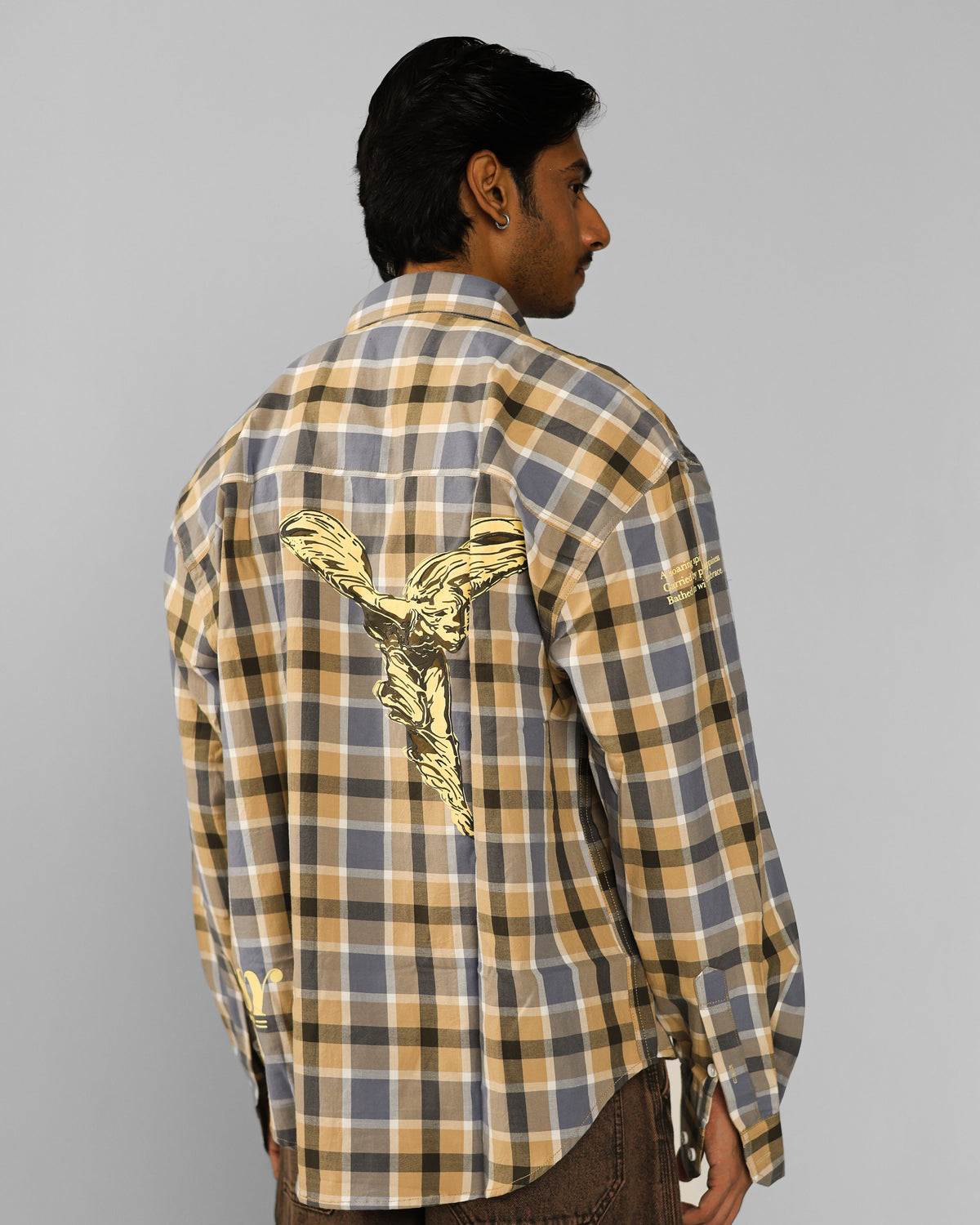PELIOS GOD OF EMOTIONS™ SPIRIT OF ECSTASY RELAXED FIT SHIRT – view 7