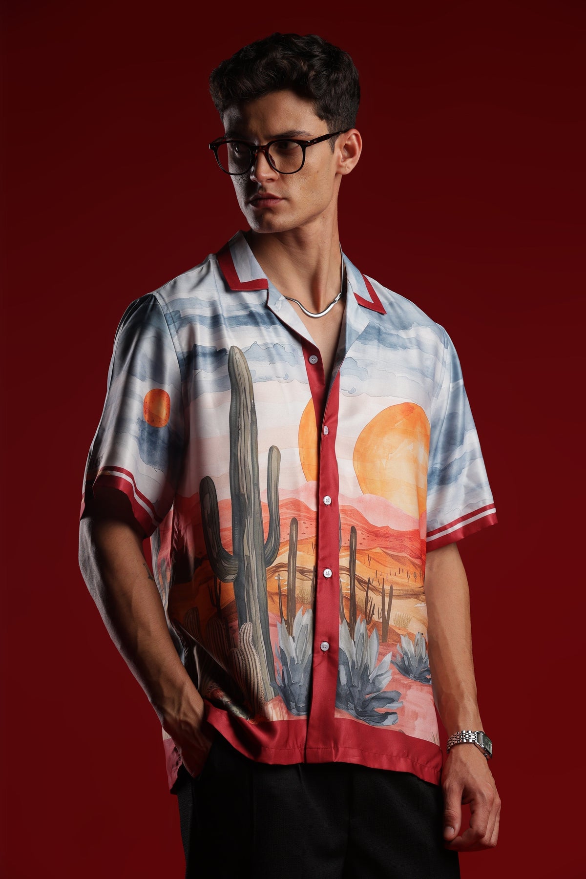 I'MHERE Desert Safari | Half Sleeve Shirt – view 4