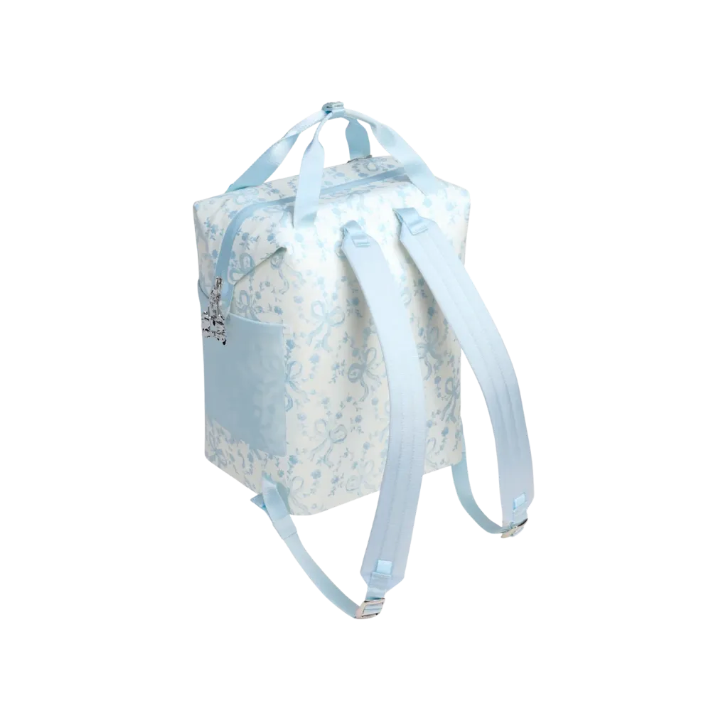 Stanley 1913 x LoveShackFancy Holiday All Day Madeleine Mini Cooler Backpack 20 Can 14 QT 13.2 L Coquette Bow Winter Ice