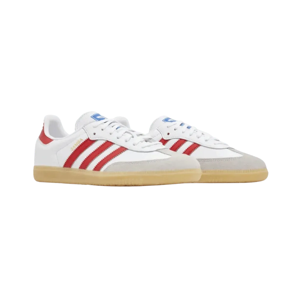 Samba OG J 'White Collegiate Red Gum'