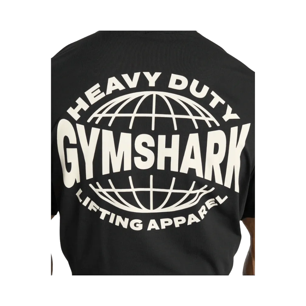 Gymshark Heavy Duty Apparel T-Shirt Oversized Fit Black