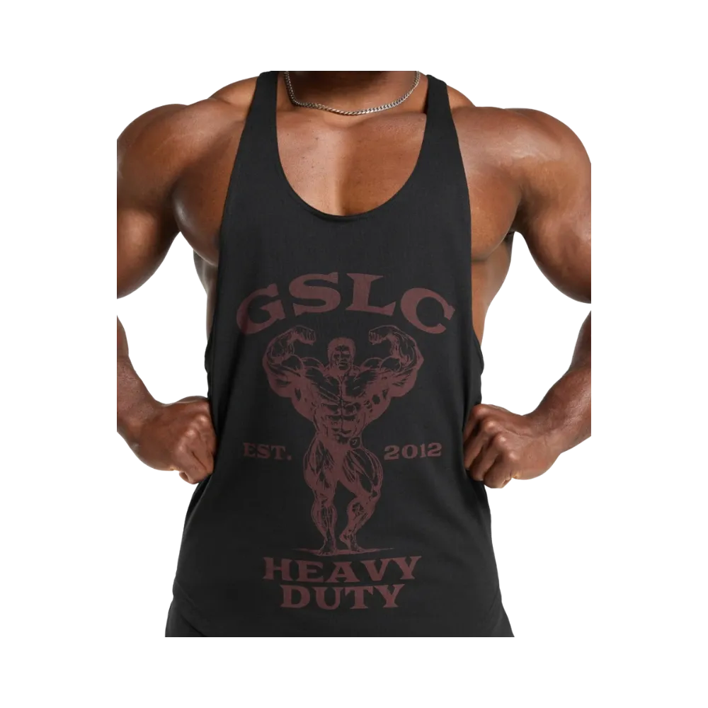 Gymshark Heavy Duty Stringer Slim Fit Black