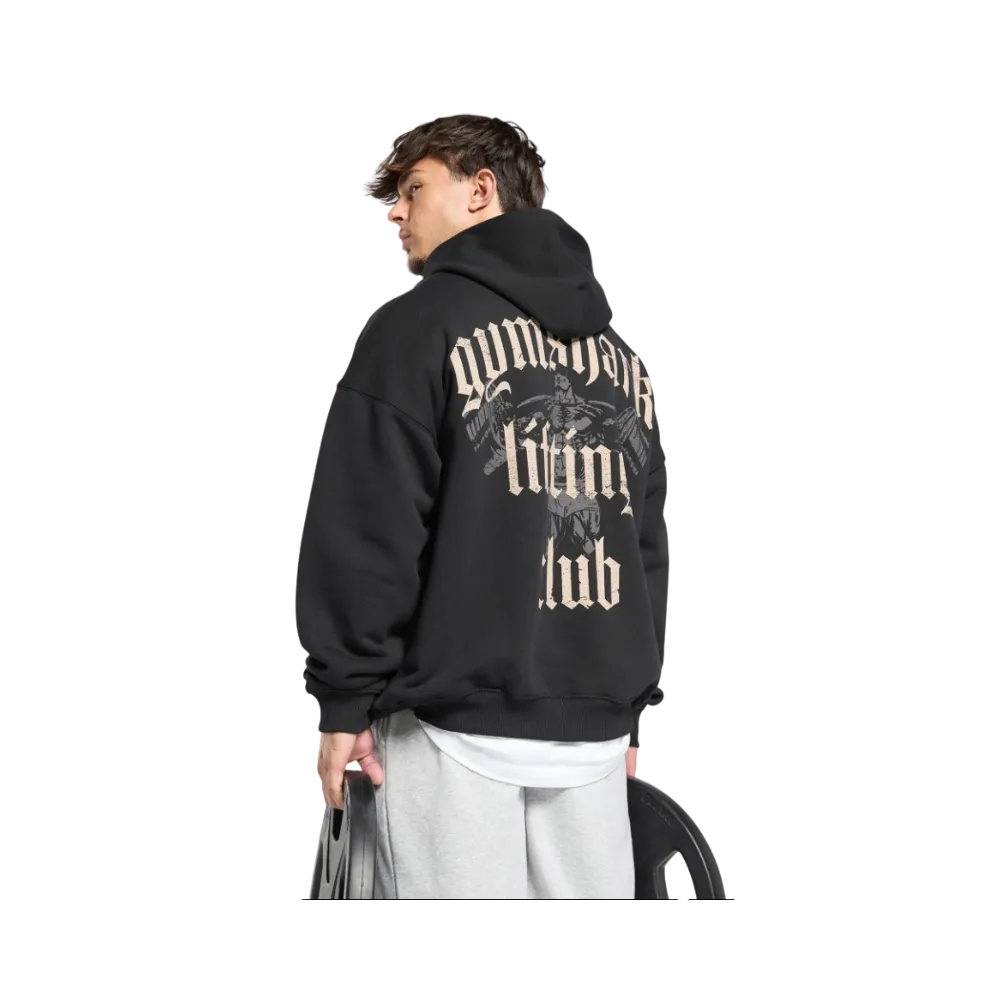 Gymshark Lifting Club Hoodie Oversized Fit Pebble Grey