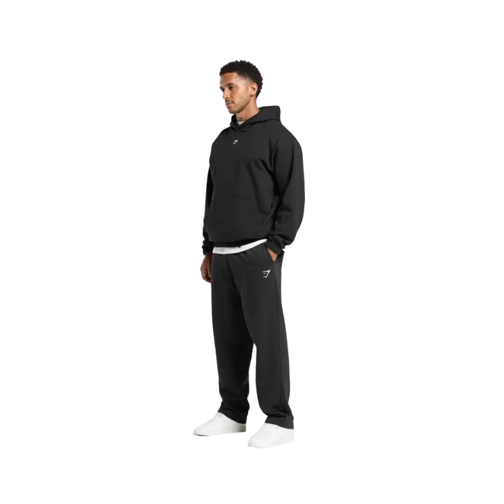 Gymshark Rest Day Essentials Hoodie Oversized Fit Black