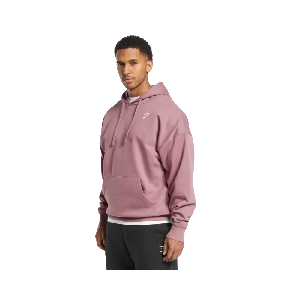 Gymshark Crest Oversized Hoodie Calm Pink