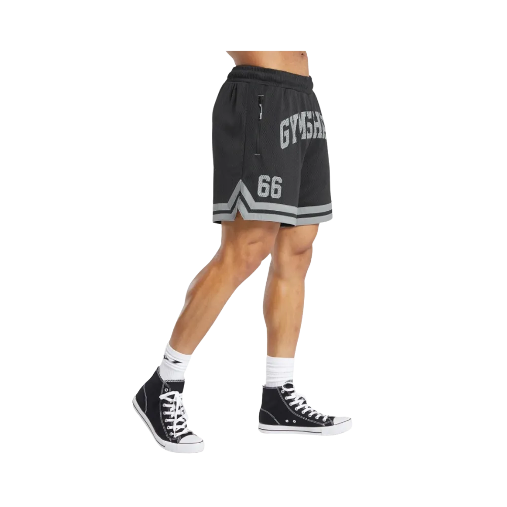 Gymshark Basketball Wordmark Short Regular Fit Black