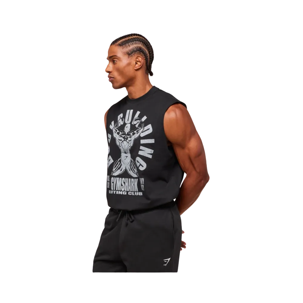 Gymshark Lifting Club Flex Tank Oversized Fit Black