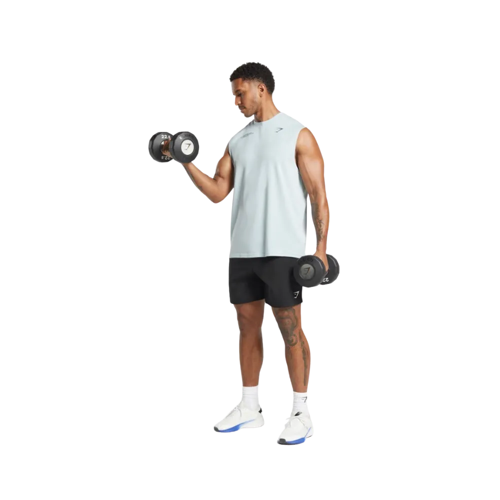 Gymshark Conditioning Club Tank Oversized Fit Cool Blue