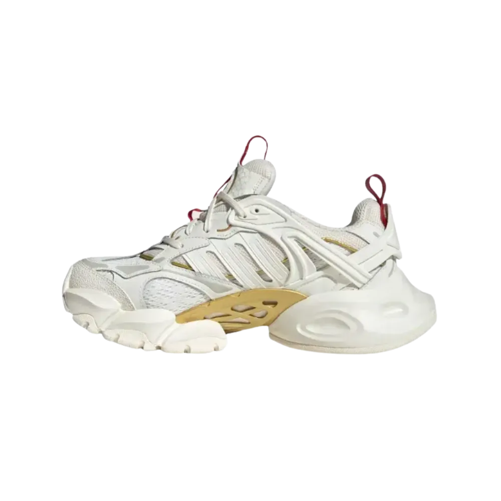 Adidas XLG Runner Deluxe Off White Gold Metallic Red