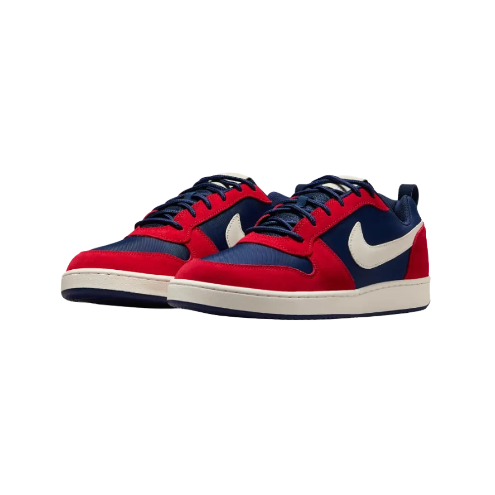 Nike Court Borough Low Premium Sneaker Navy Red