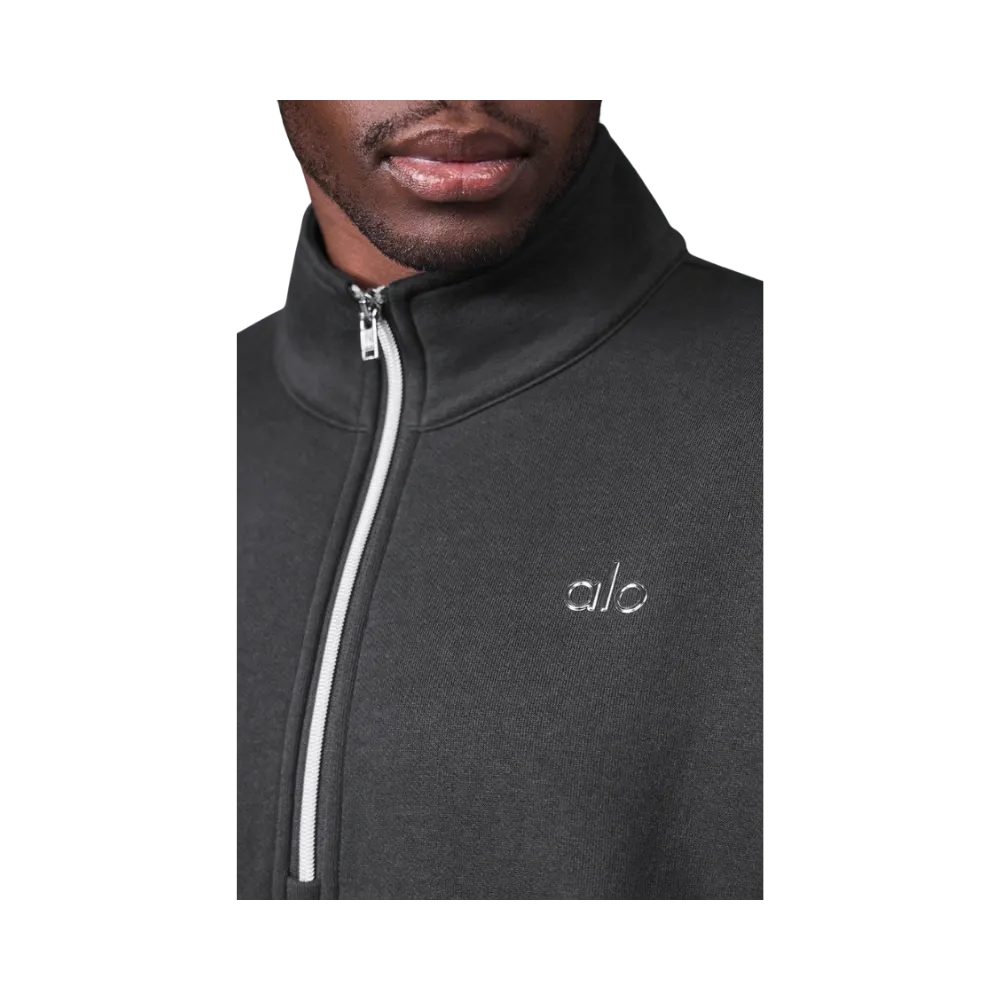Alo Men's Accolade 1/4 Zip Pullover Anthracite