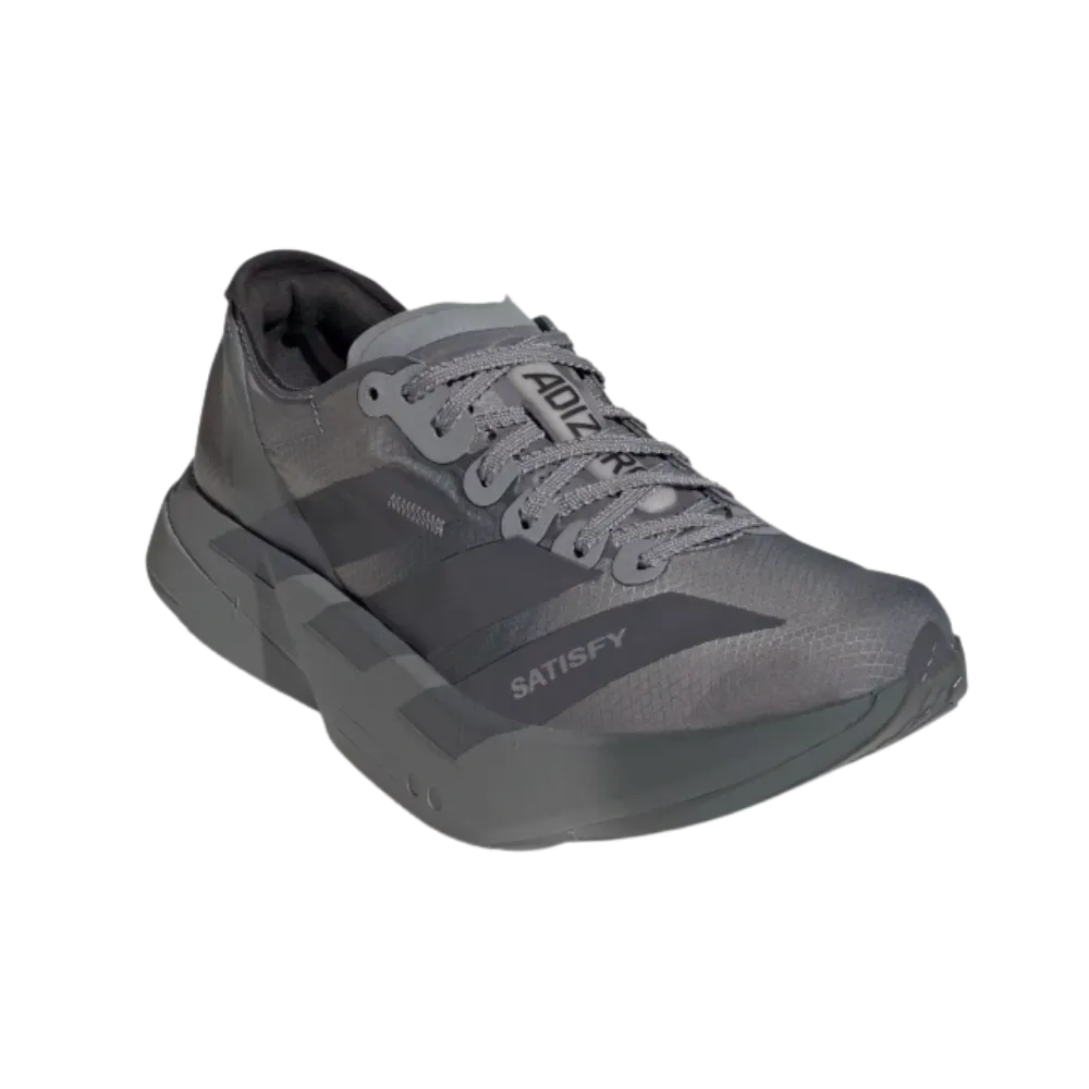 Satisfy x Adidas Adizero Adios Pro 4 'Grey Black'