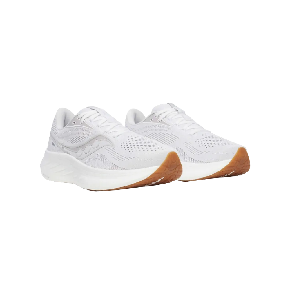 Saucony Ride 18 White | Gum