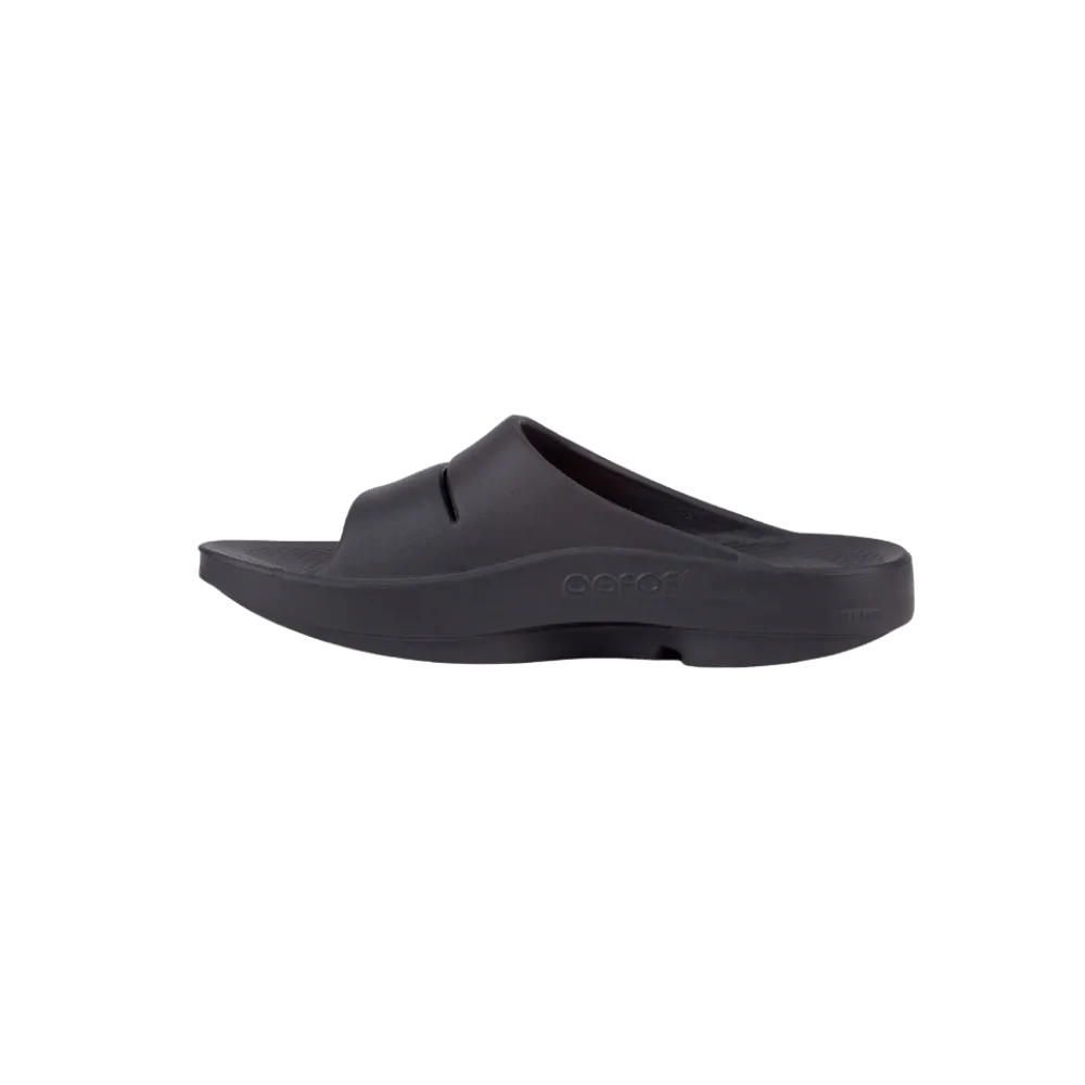 Oofos OOahh Slide Sandal Black