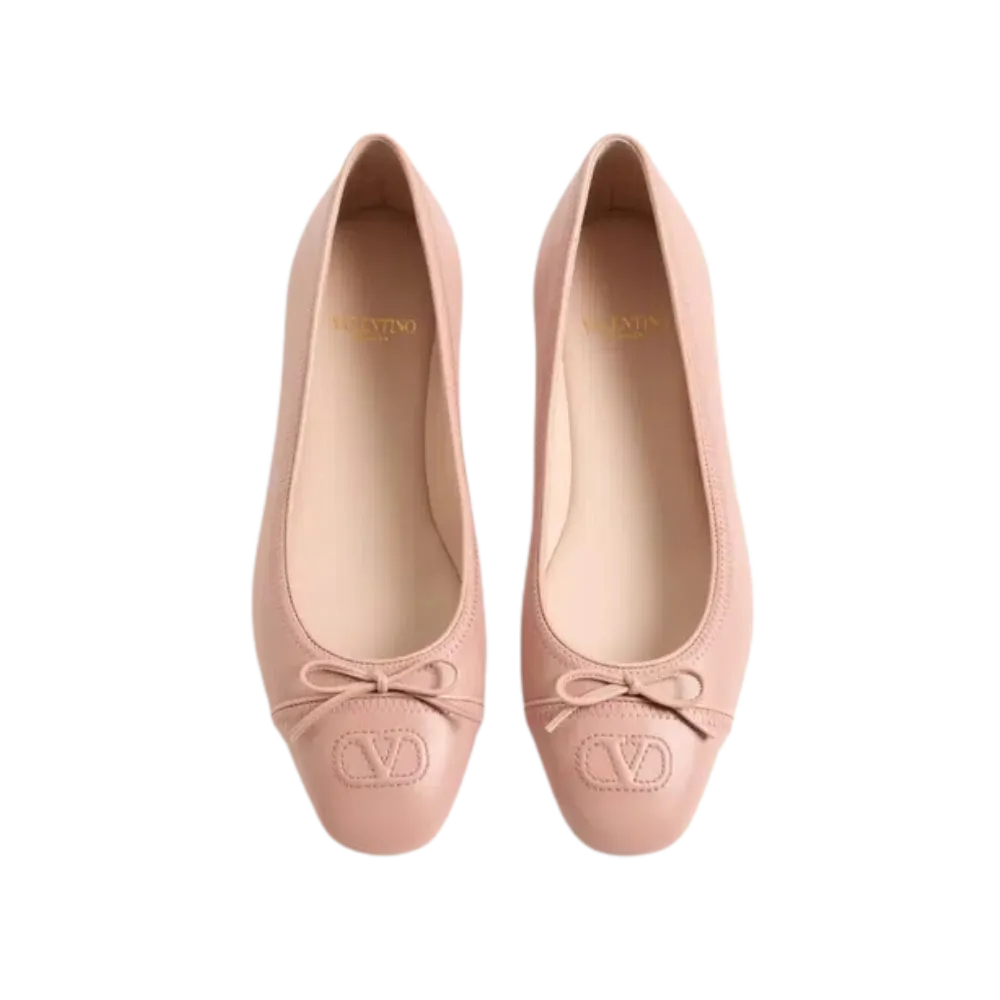 Valentino VLogo Signature Ballerina In Nappa 05mm Phard