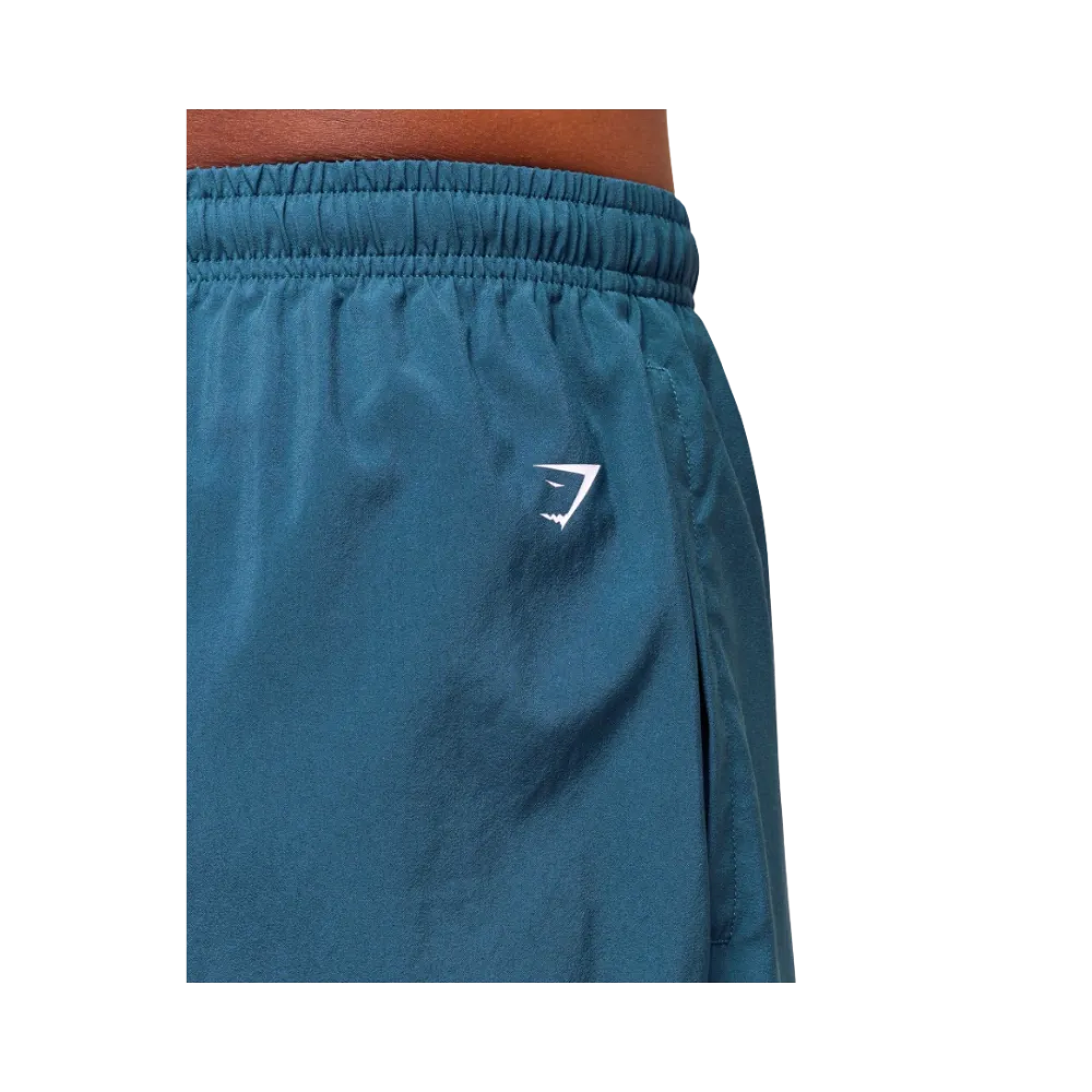 GymShark S&C Graphic 7" Shorts Success Blue