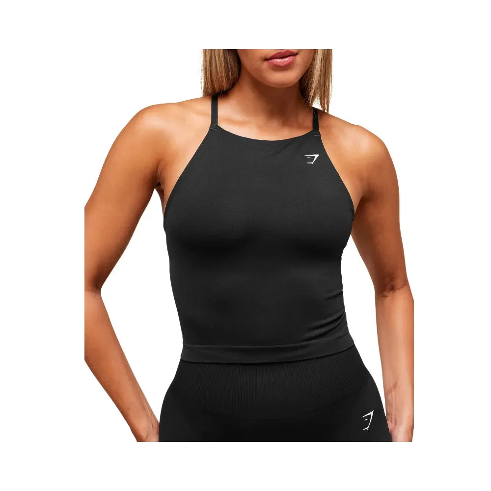 Gymshark Everyday Seamless Tank With Shelf Black