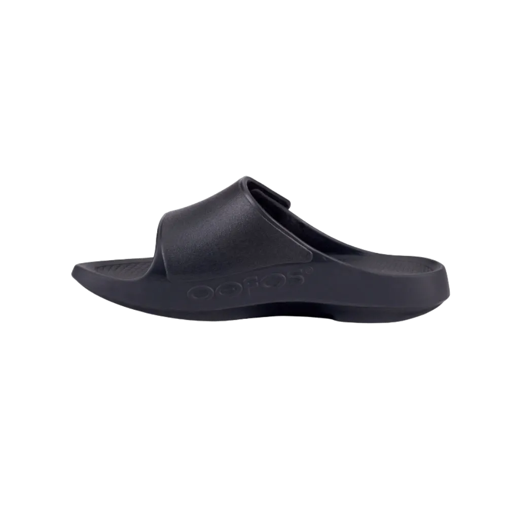 Oofos OOahh Sport Flex Sandal - Matte Black