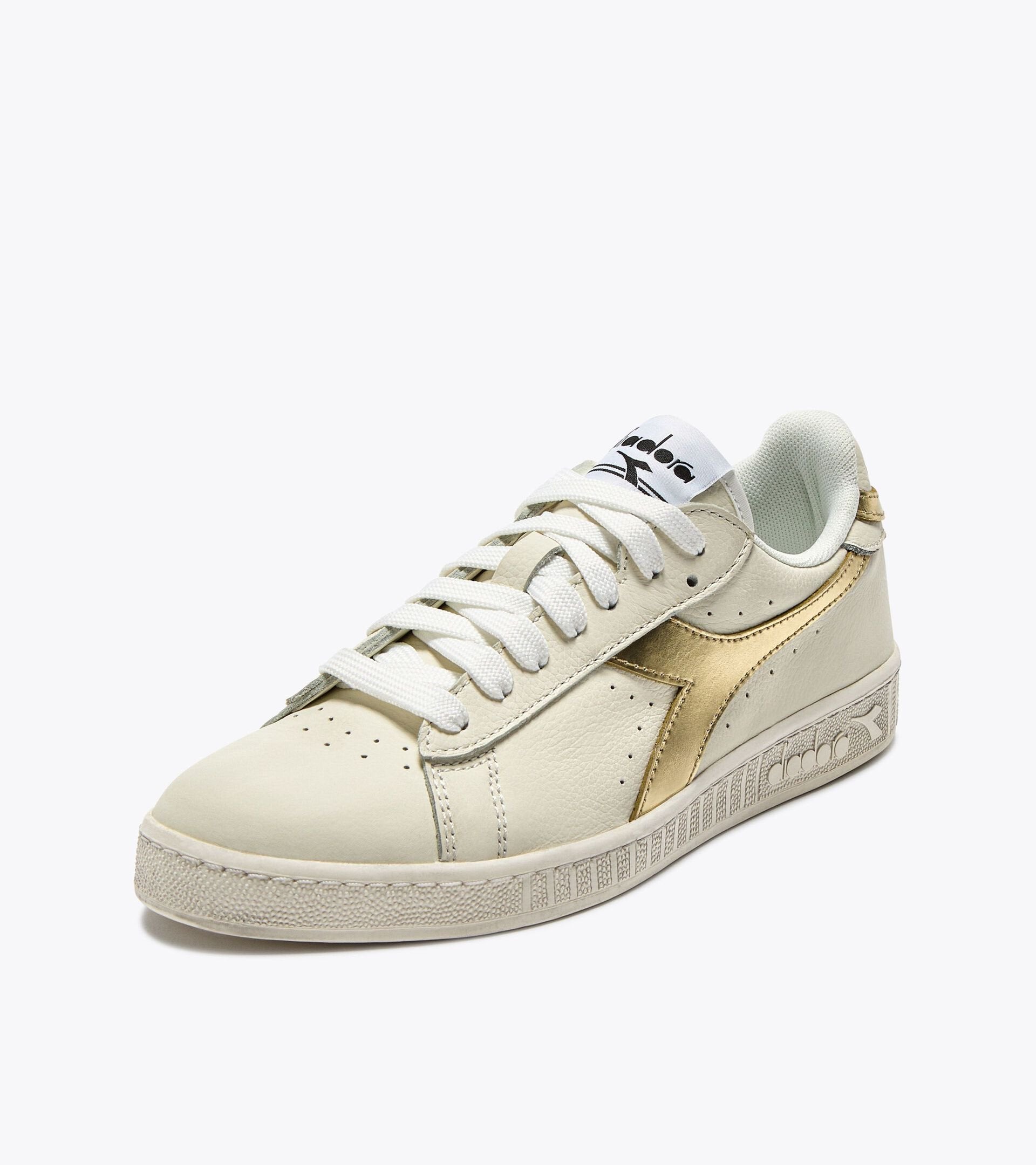 Diadora Game L Low Waxed Metal Wn White/Gold
