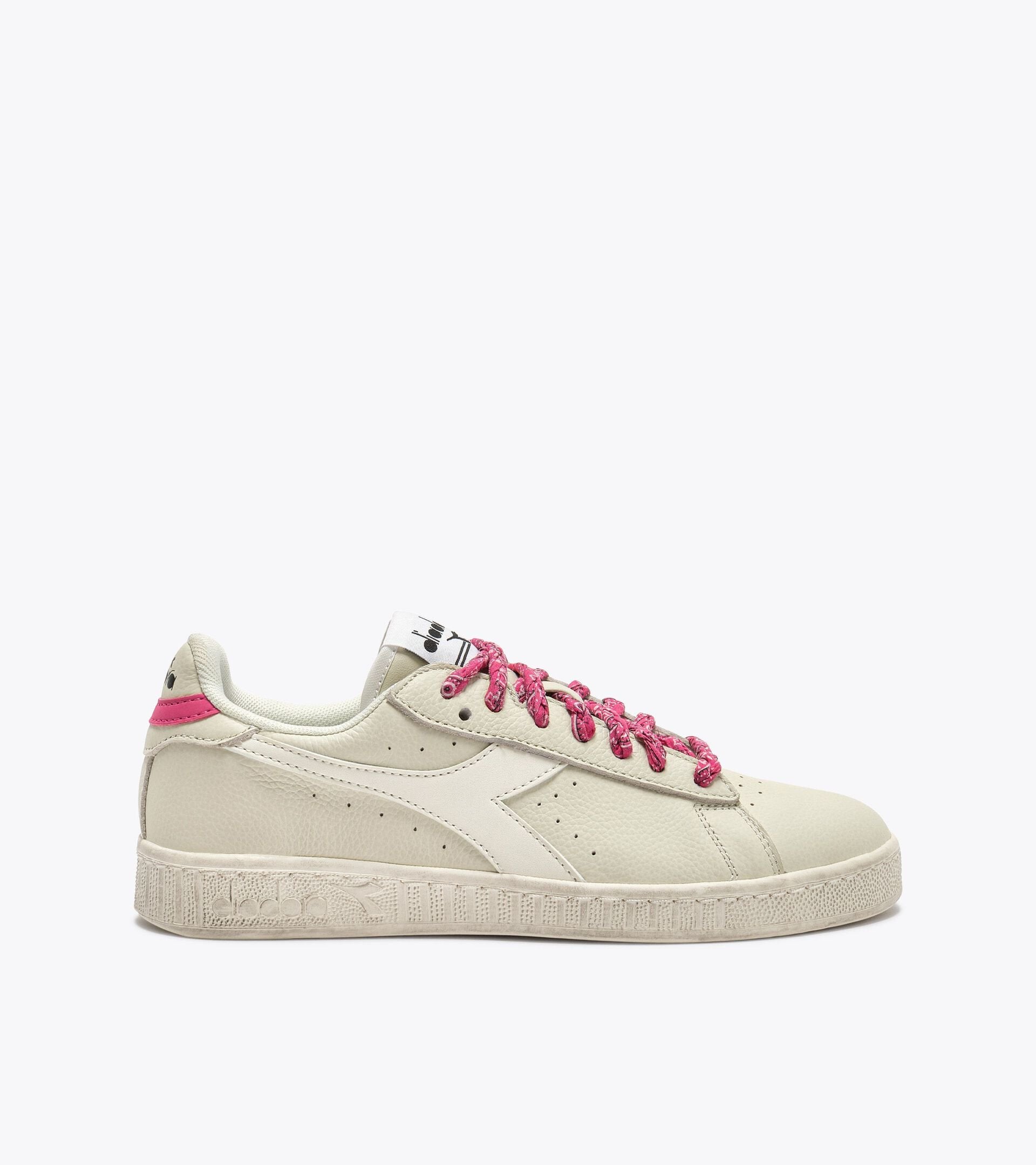 Diadora Game Low Waxed Paisley Wn White/Magenta