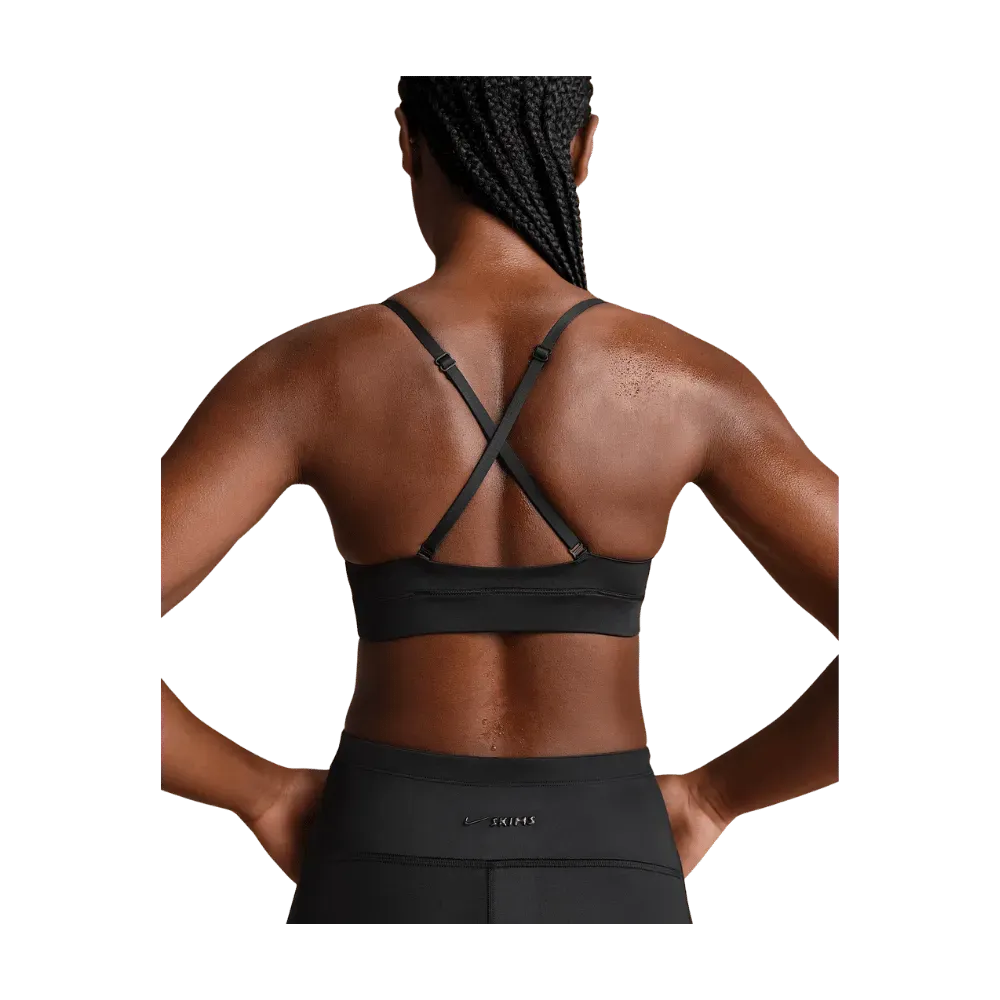 Nike x Skims Shine Women's Triangle Bra Obsidian