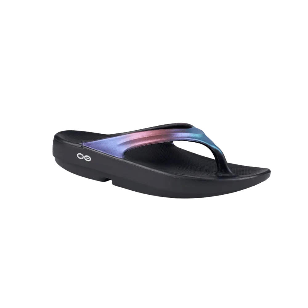 Oofos OOlala Luxe Sandal - Midnight Spectre