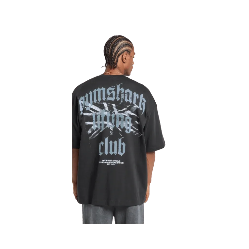 Gymshark Union Jack Lifting Club T-Shirt Black