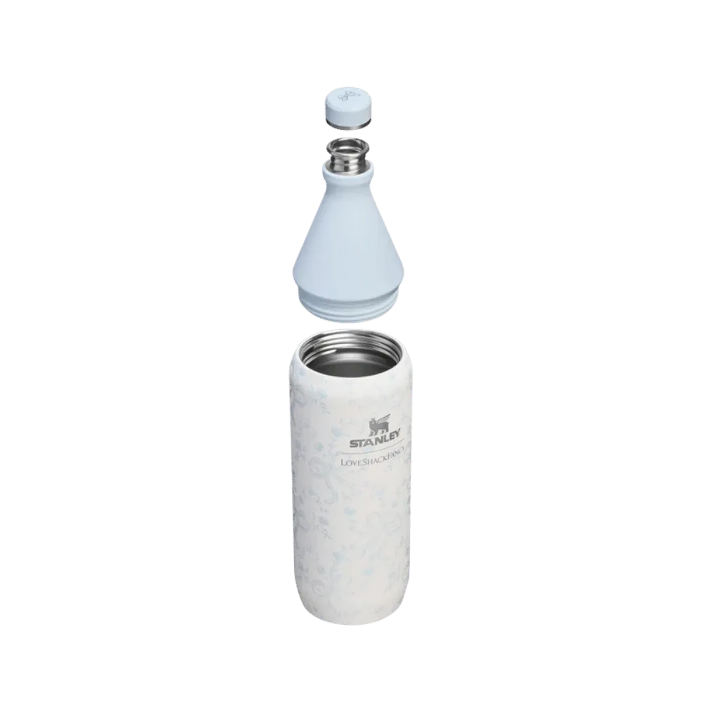 Stanley 1913 X Loveshackfancy Holiday All Day Slim Bottle Coquette Bow Winter Ice 34 OZ