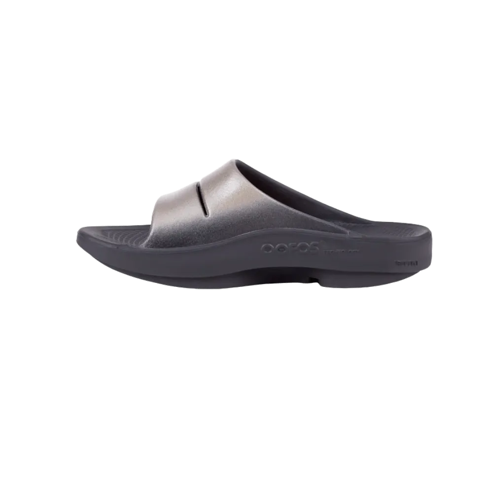 Oofos OOahh Luxe Slide Sandal - Latte