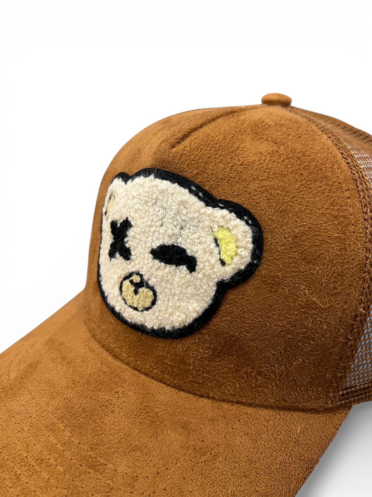 THE SEA HORSE Punk Bear - Brown Suede Cap – view 4